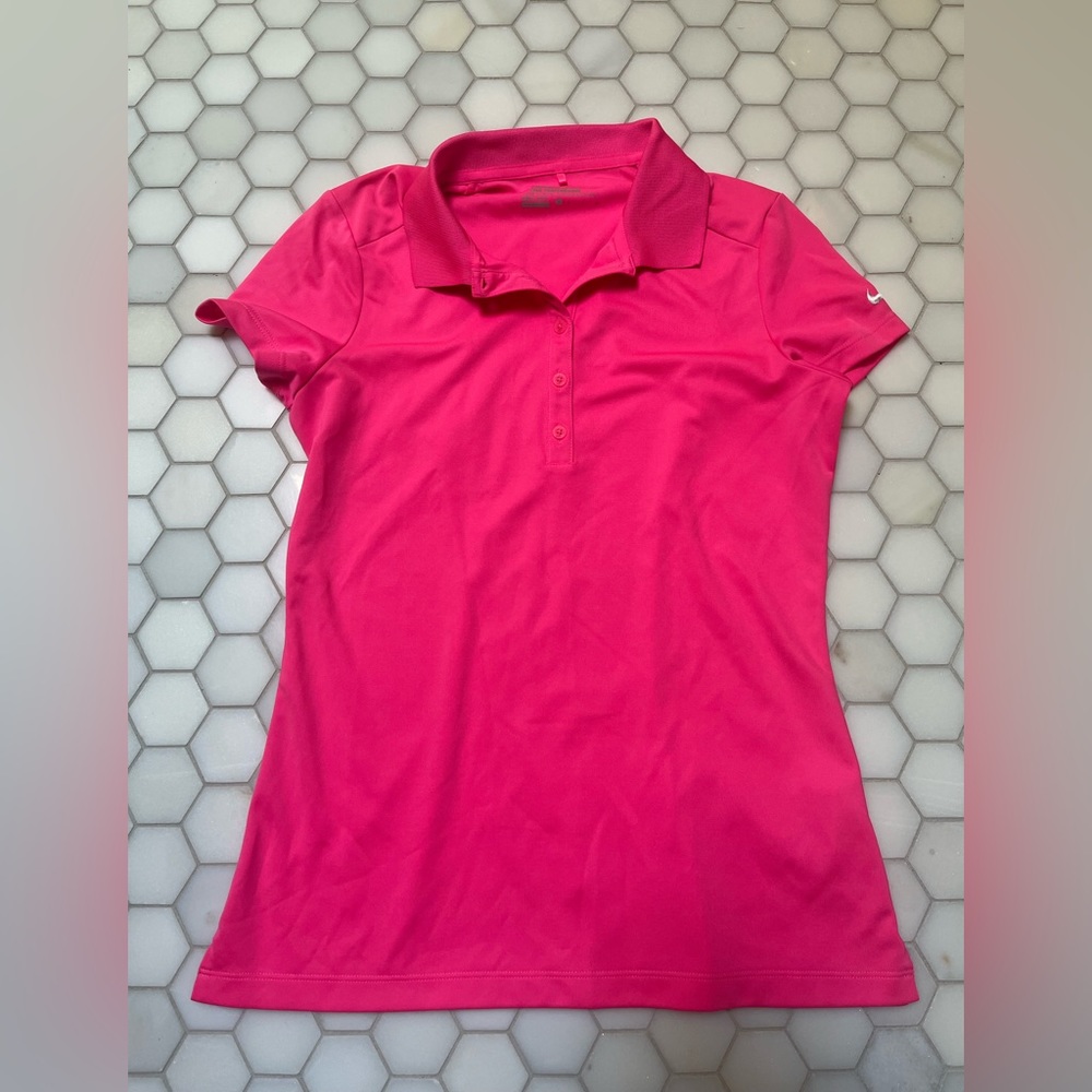 Size small nike dry-fit golf polo